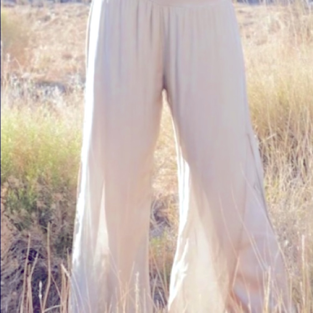 Scandal Italian Silk Palazzo pant